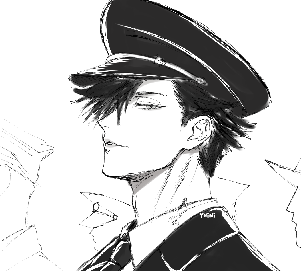Bust Up Messy Sketch